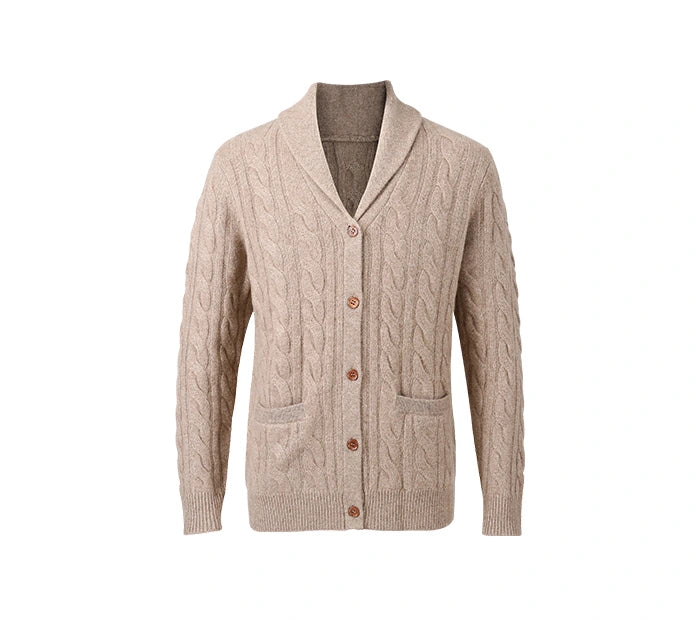 Nathan Cable Knit Cardigan