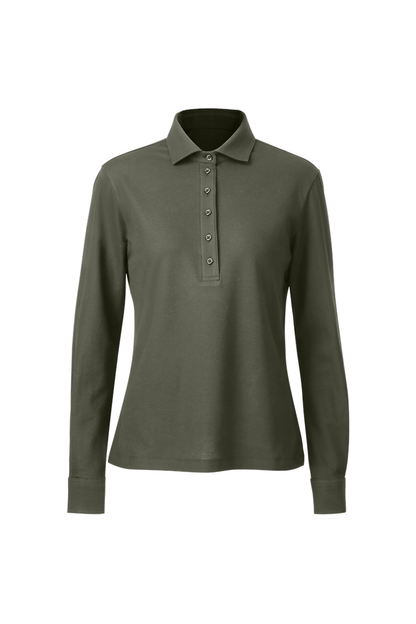 ALEXIA LONG SLEEVE POLO SHIRT