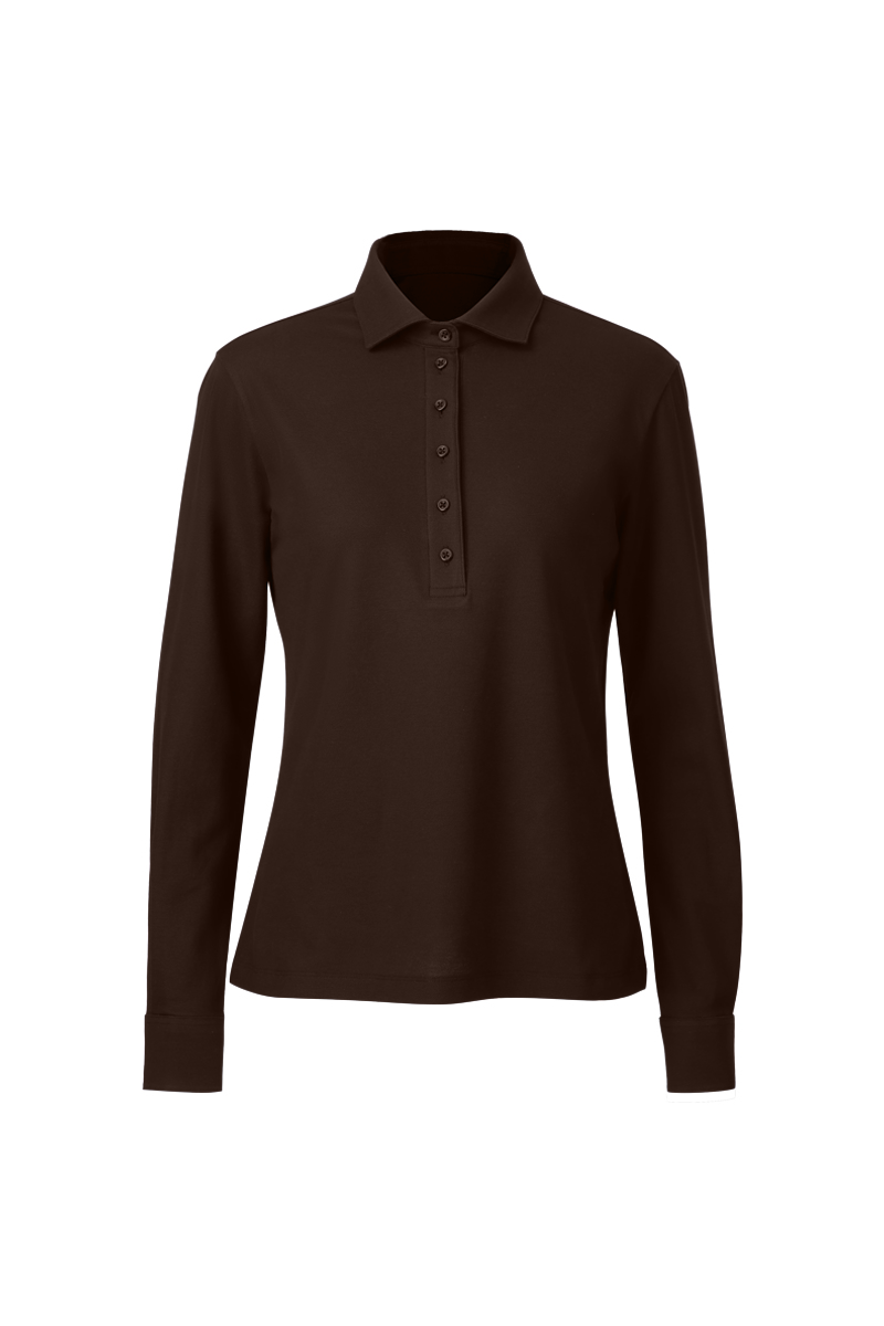 ALEXIA LONG SLEEVE POLO SHIRT