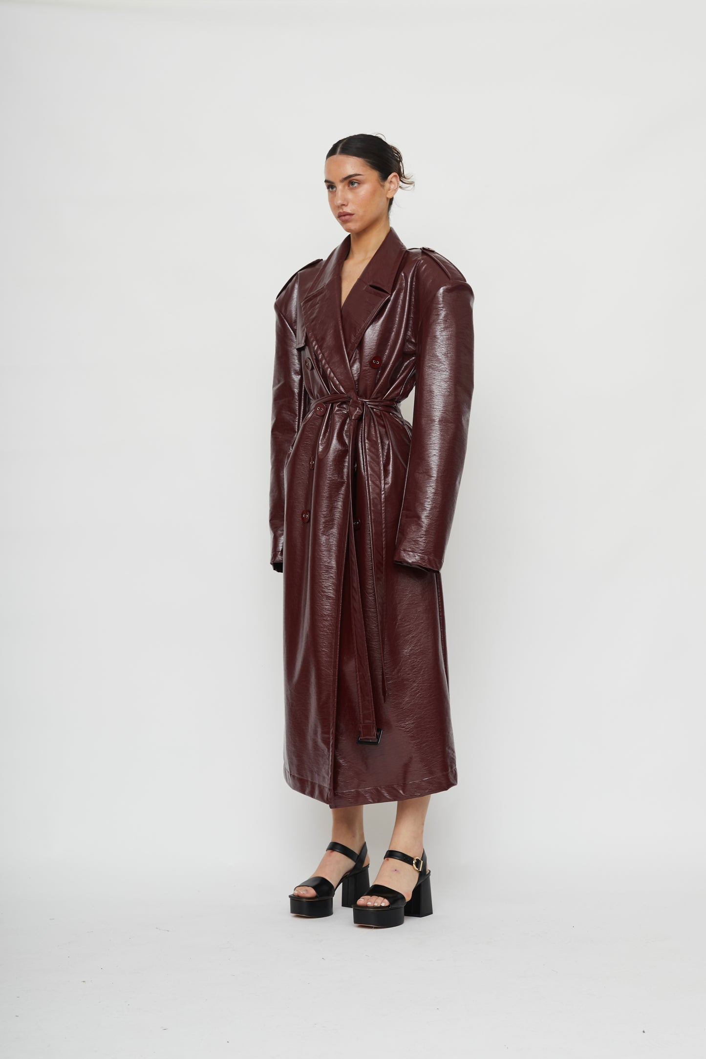 Audrey Trench Coat Maxi