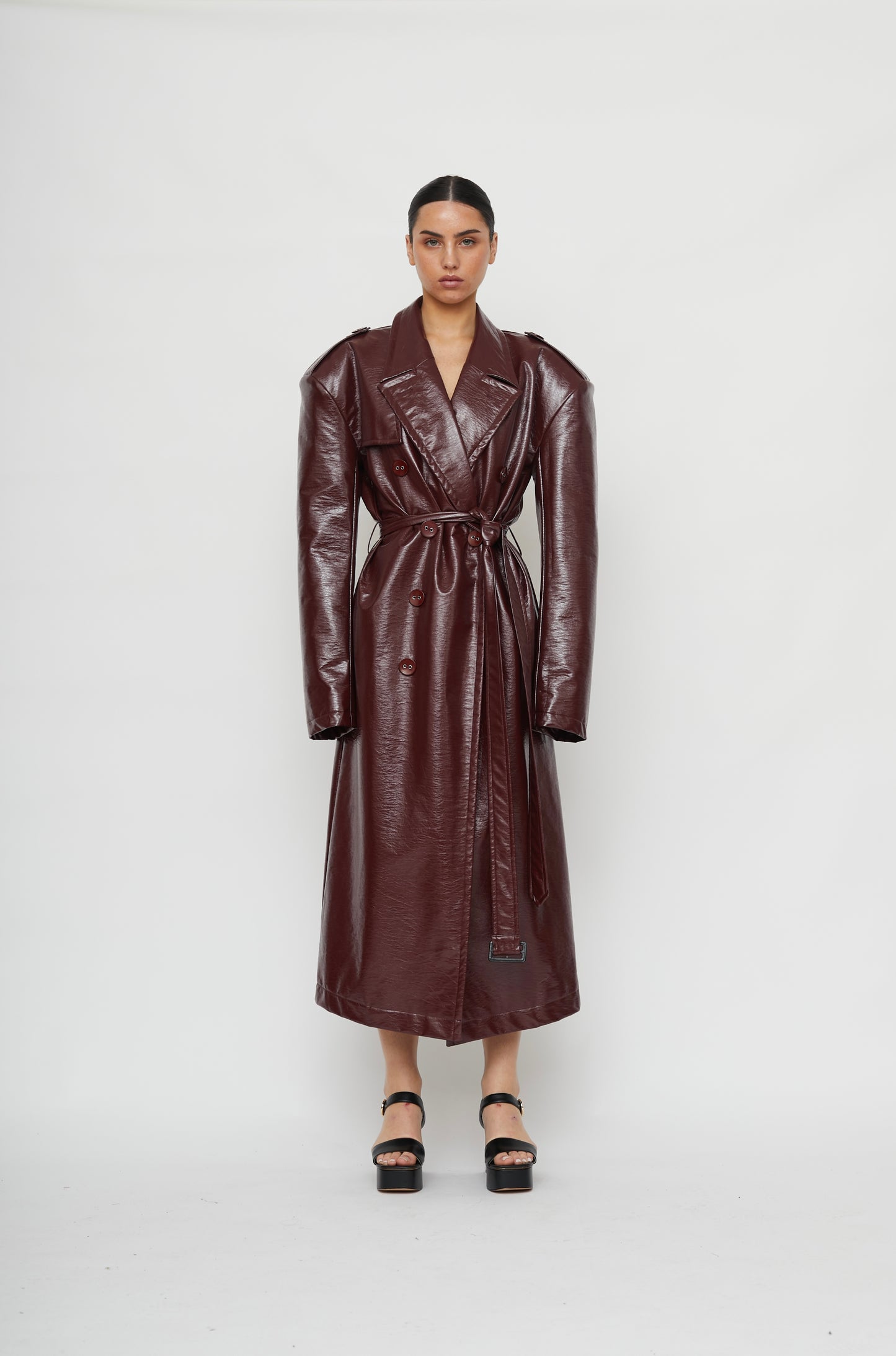 Audrey Trench Coat Maxi