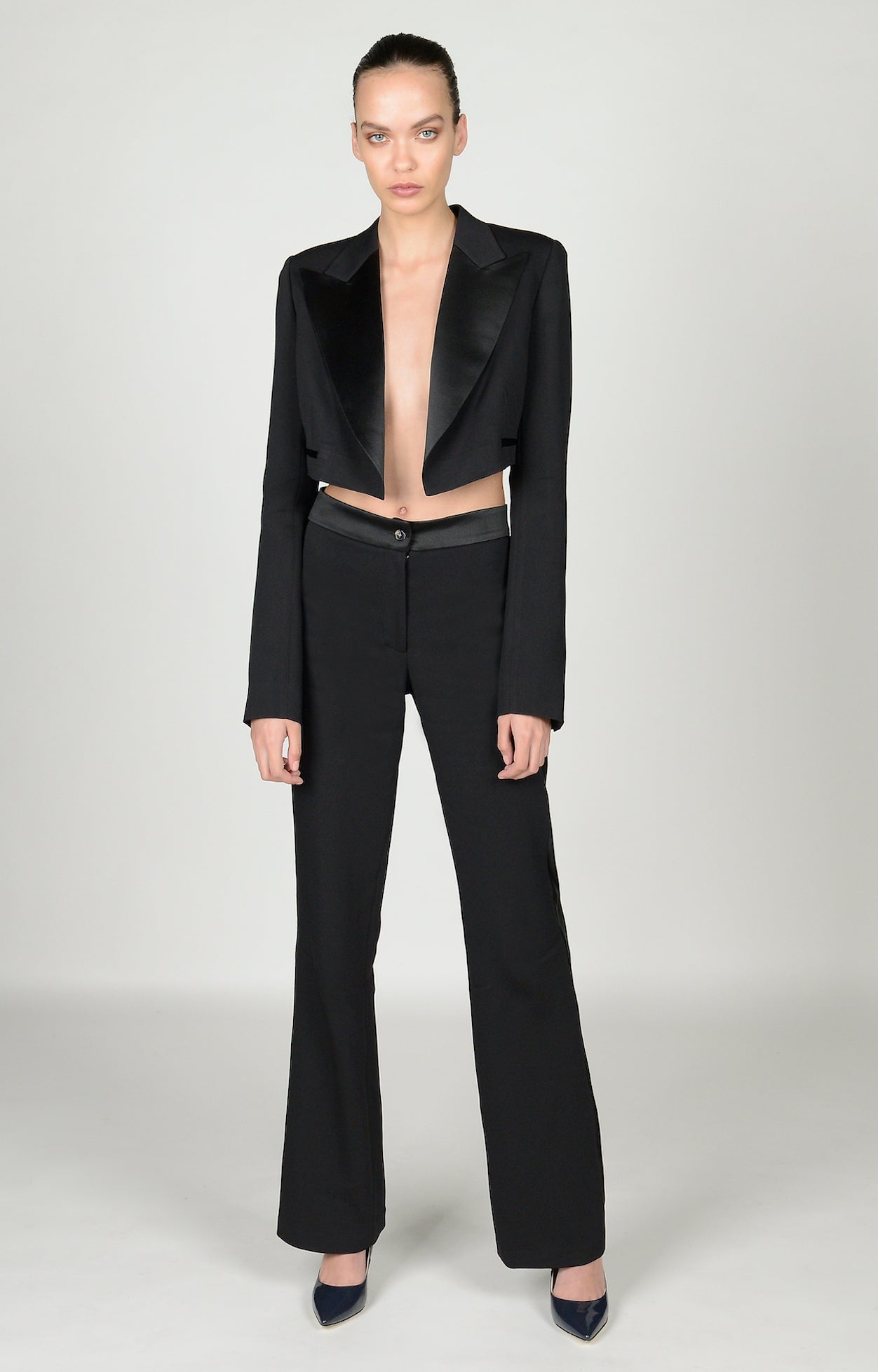 PRE-ORDER - CHLOE CROP JACKET - Available 14 day delivery – Daniel Avakian